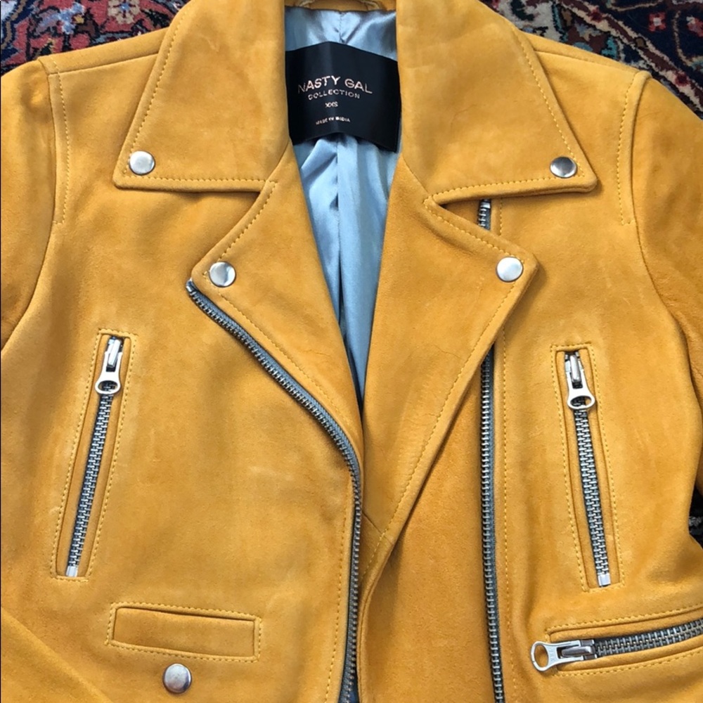 Suede Moto Jacket - Picture 2 of 6